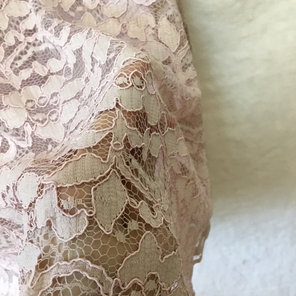 David's Bridal Strapless Lace Dress - Picture 7 of 15